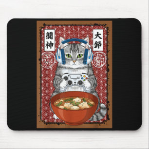 Tapis De Souris Chemise de style japonais pour hommes et garçons,