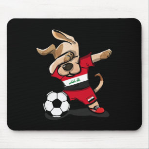Tapis De Souris Chemise de supporters de football irakiens Dabbing