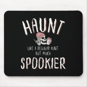 Tapis De Souris Chemise de tante d'Halloween Costume de squelette