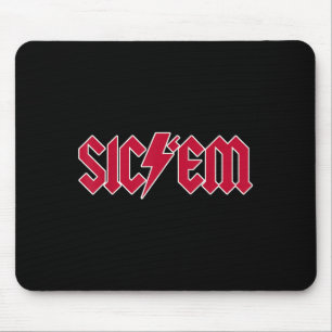 Tapis De Souris Chemise d'esprit de football au lycée Sicem Go Daw