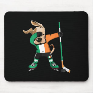 Tapis De Souris Chemise drôle de supporters de hockey sur glace en
