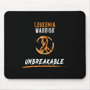 Tapis De Souris Chemise guerrière Leukemia Sensibilisation à la le