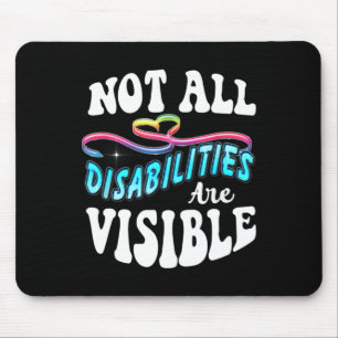 Tapis De Souris Chemise Handicap Pas toutes les déficiences sont v