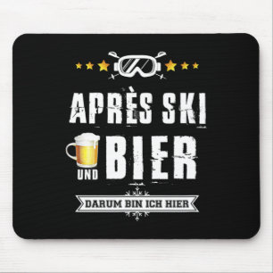 Tapis De Souris Chemise Homme Nouveauté Après Ski Bière de Fête T