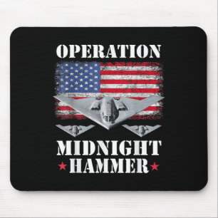 Tapis De Souris Chemise Opération B-2 Stealth Jet Midnight Hammer