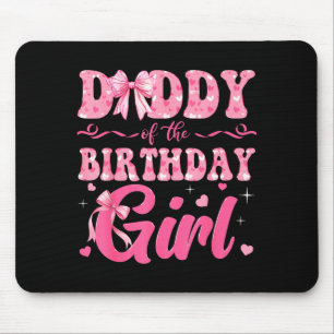 Tapis De Souris Chemise Papa Anniversaire Famille Rose Coquette