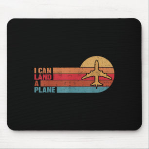 Tapis De Souris Chemise Peut Atterrir Avion Avion Pilote