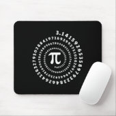 Tapis De Souris Chemise Spirale Pi Jour Math Lover (Avec souris)