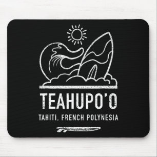 Tapis De Souris Chemise Teahupoo Polynésie française T-shirt Tahit