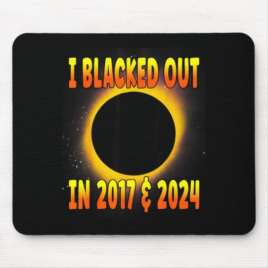 Tapis De Souris Chemise Total Solar 2017 Éclipse Totale (Devant)