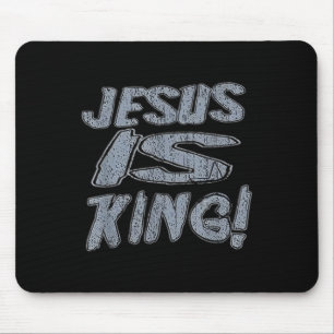 Tapis De Souris Chemises Chrétiennes Pour Hommes Jésus Est Roi Die