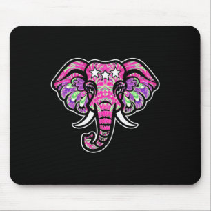 Tapis De Souris Chemises conservatrices pour femmes Éléphant répub