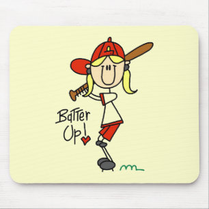 Tapis De Souris Chemises de baseball et cadeaux Batter Up