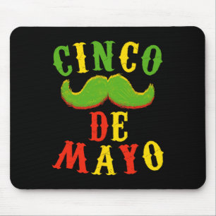 Tapis De Souris Chemises de fête drôles de Cinco De Mayo Cinco De