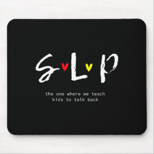 Tapis De Souris Chemises de professeur Slp Orthophoniste Gif