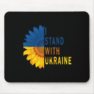 Tapis De Souris Chemises Drapeau Ukraine Tournesol Je Suis Avec L'