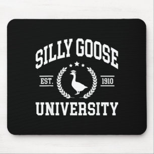 Tapis De Souris Chemises Drôles pour Hommes Femmes Silly Goose Vin