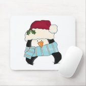 Tapis De Souris Chemises et cadeaux de Noël en pingouin (Avec souris)
