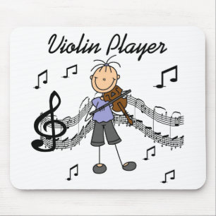 Tapis De Souris Chemises et Cadeaux pour Joueuse de Violon Fille e