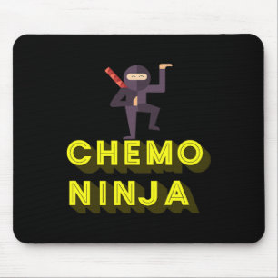 Tapis De Souris Chemo Ninja Mois de sensibilisation au cancer chez