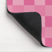 Tapis De Souris Chèques et persiennes - Rose (Coin)