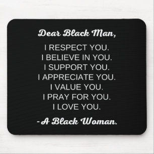 Tapis De Souris Cher Black Man Black Love Black Relations