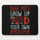 Tapis De Souris Cher Math Augmente Et Résoudre Vos Propres Problèm (Devant)