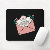 Tapis De Souris Cher moi ne sois pas si dur avec toi-même Insratio (Avec souris)