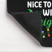 Tapis De Souris Cher Père Noël Ravi De Vous Rencontrer Un Sleigh R (Coin)