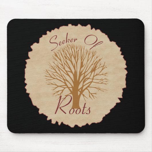 Tapis De Souris Chercheur des racines Mousepad (Devant)