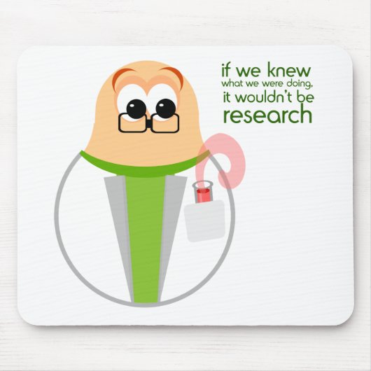 Tapis De Souris Chercheur Mousepad de laboratoire de la Science (Devant)