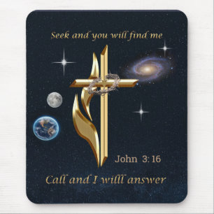Tapis De Souris Cherchez et vous me trouverez