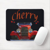 Tapis De Souris "Cherry Antique Automobile" (Avec souris)