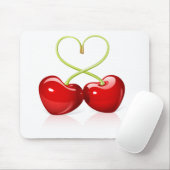 Tapis De Souris Cherry Heart (Avec souris)