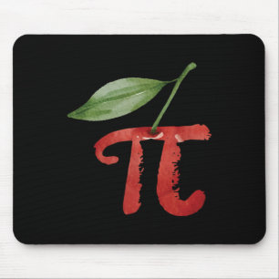 Tapis De Souris Cherry Pi Day Funny Pie Cherries 3.14 Humour Scien