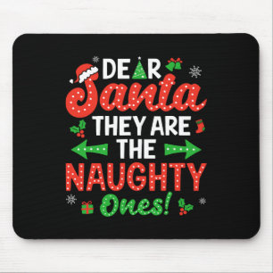 Tapis De Souris Chers Père Noël, Mauvais Noël Noël, Noël, Noël, Ho