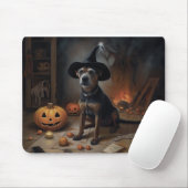 Tapis De Souris Chesapeake Bay Terrier Citrouille Halloween effray (Avec souris)