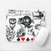 Tapis De Souris cheshire chat classique alice dans le caractère me (Avec souris)