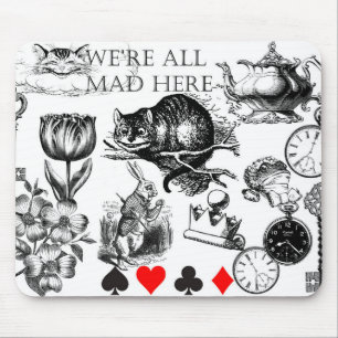 Tapis De Souris cheshire chat classique alice dans le caractère me