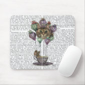 Tapis De Souris Cheshire Chat Hot Air Balloon (Avec souris)