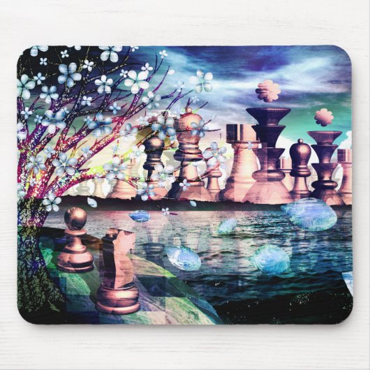 Tapis De Souris Chess City Fantasy Art "Coming Home" (Devant)
