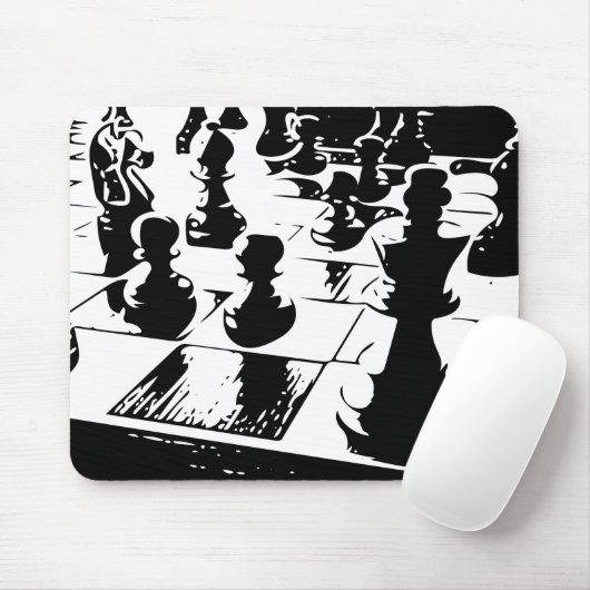 Tapis De Souris Chess Gamer (Avec souris)