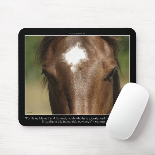 Tapis De Souris Chestnut Horse Mousepad (Avec souris)