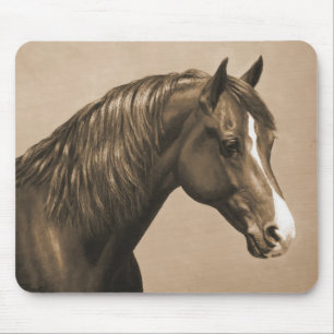 Tapis De Souris Chestnut Morgan Horse à Sepia