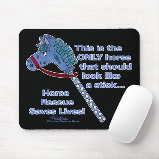 Tapis De Souris Cheval à bâche (Avec souris)