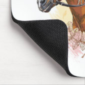 Tapis De Souris Cheval à main avec plantes (Coin)