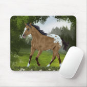 Tapis De Souris Cheval Appaloosa Buckskin (Avec souris)