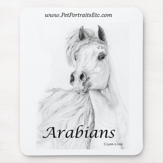 Tapis De Souris Cheval Arabe (Devant)