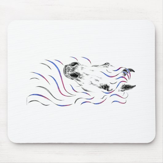 Tapis De Souris Cheval arabe élégant (Devant)