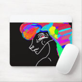 Tapis De Souris Cheval Arc-en-ciel (Avec souris)